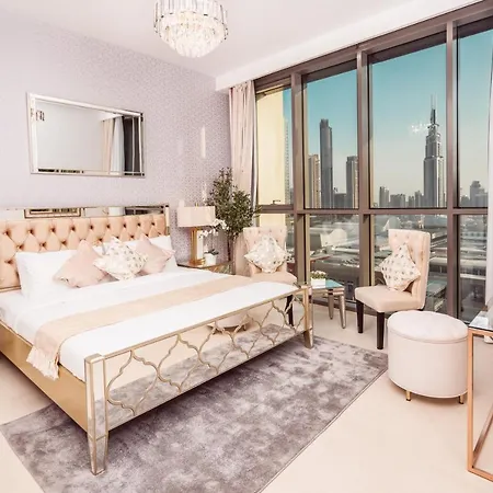 Elite Royal Apartment: Panoramic Burj Khalifa View & Dubai Mall Access Exterior photo