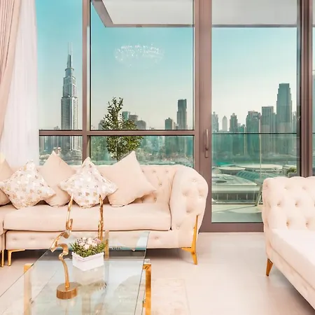 Elite Royal Apartment: Panoramic Burj Khalifa View & Dubai Mall Access Exterior photo
